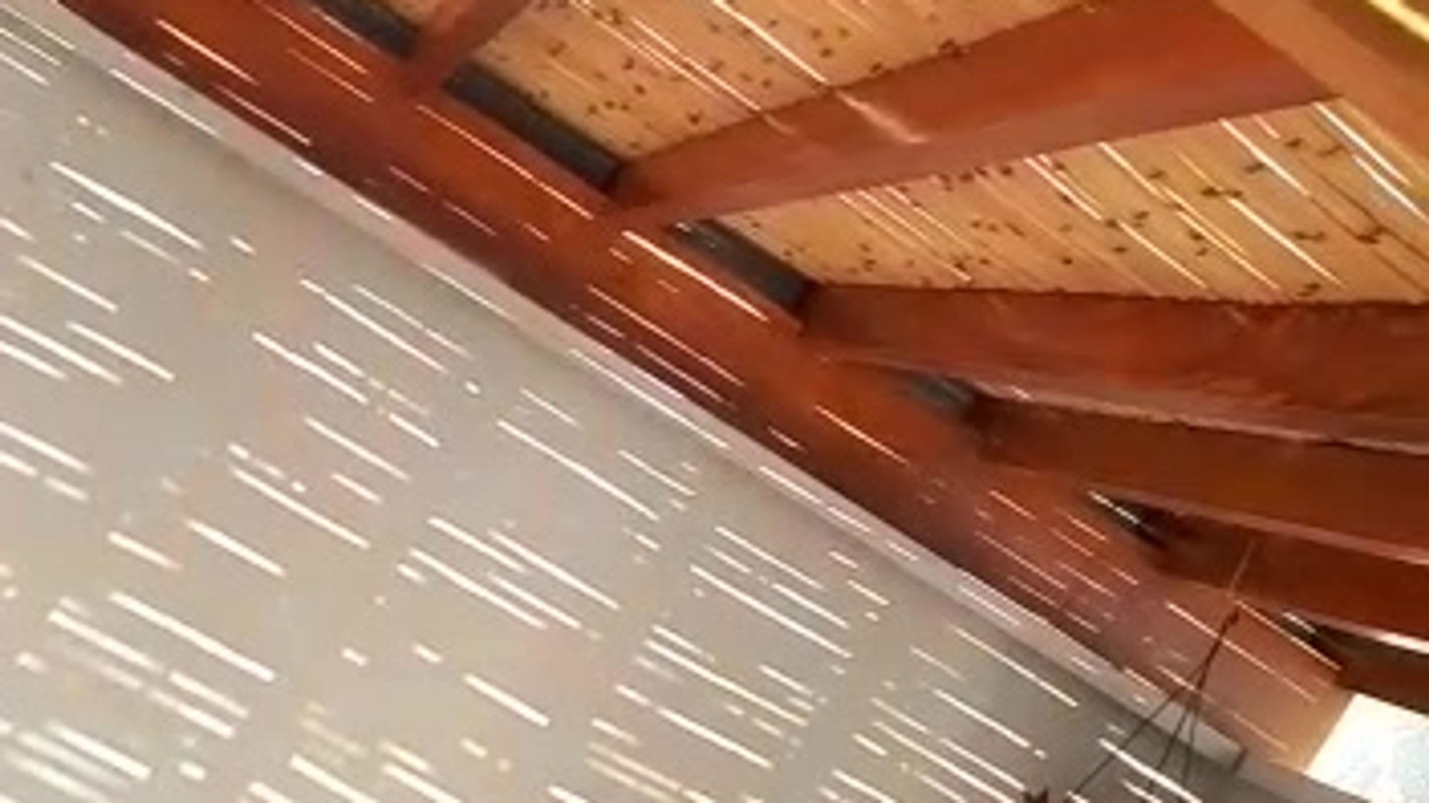 Cobertura em Bambu meia cana